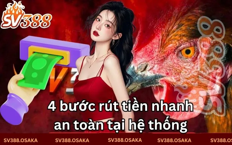 4 bước rút tiền nhanh, an toàn tại hệ thống 4 bước rút tiền nhanh, an toàn tại hệ thống