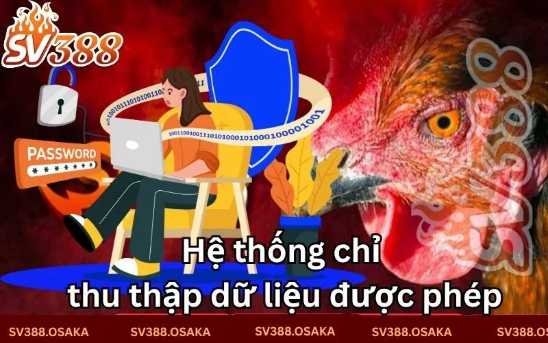 Hệ thống chỉ thu thập dữ liệu được phép