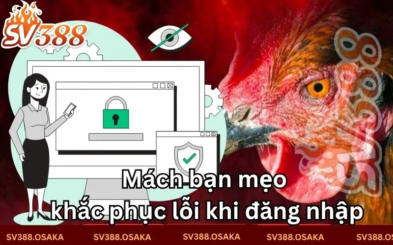 Mách bạn mẹo khắc phục lỗi khi đăng nhập Mách bạn mẹo khắc phục lỗi khi đăng nhập